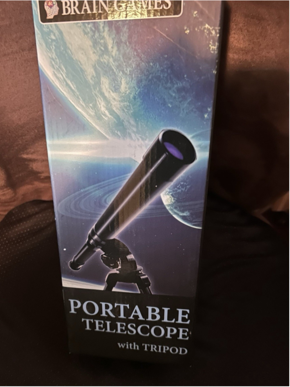 Brain Games Aluminium Portable Telescope w/ Adjustable Tripod